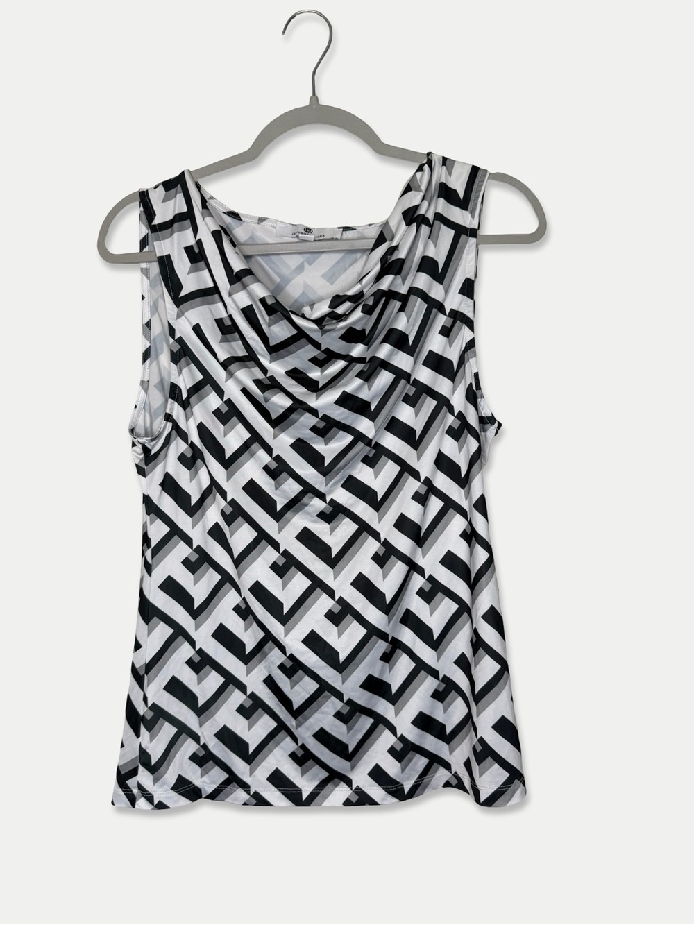 Jean-Pierre Klifa Blouse Small Multicolor Sleeveless Business Casual GUC